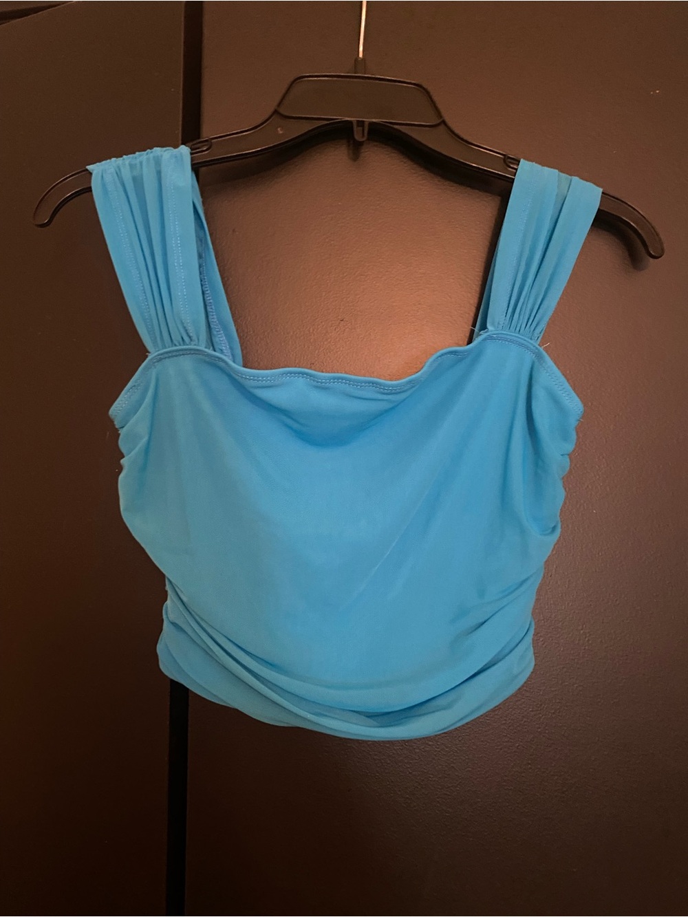 SHEIN Turquoise Square-Neck Camisole with Wide Straps